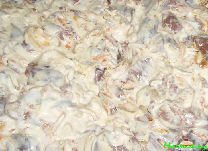 Потроха куриные тушёные 