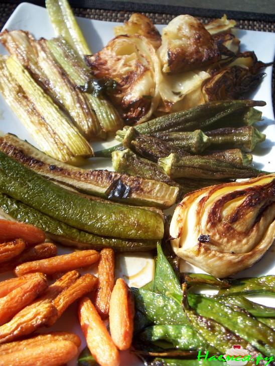 Овощи жареные с фенхелем