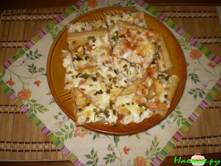 Пицца рыбная