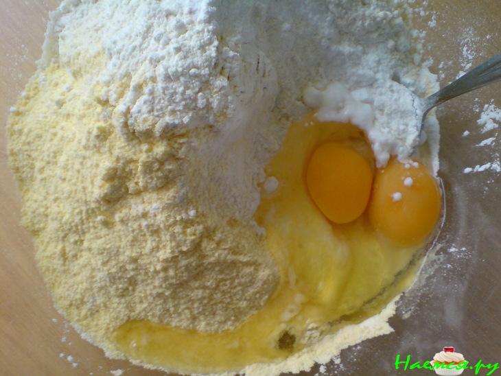 Кукурузный хлеб на молоке