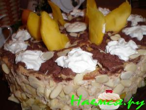 Фруктовый шоколадный торт Фруктовый шоколадный торт