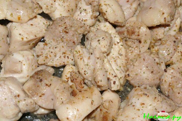 Курочка с лисичками