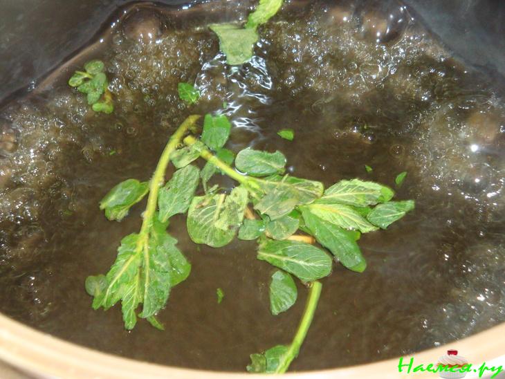 Домашний квас с медом и мятой. Шаг за шагом!