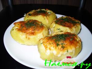 Яйца запеченные в Картошке