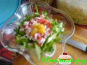 Салат из морепродуктов (думаю, что вариант)