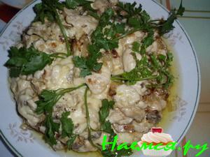 Жульен с грибами и курицей Жульен с грибами и курицей