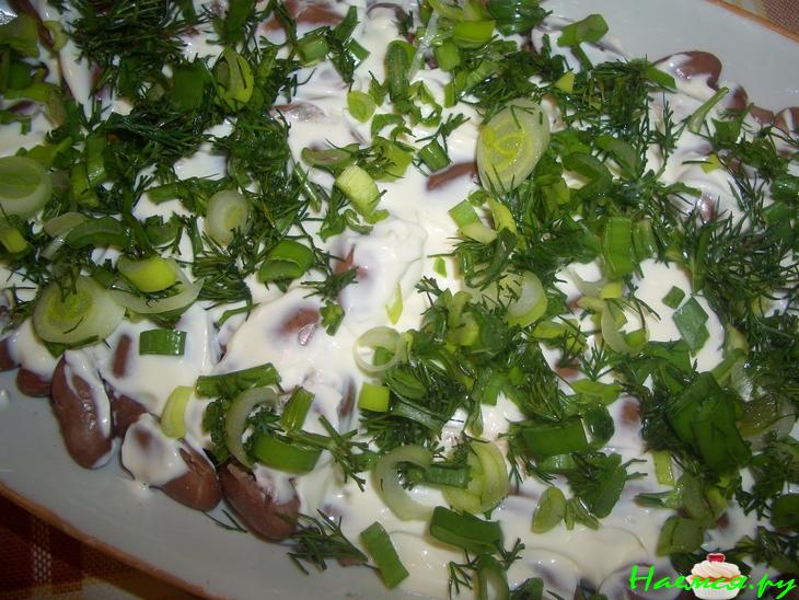 Сельдь с фасолью