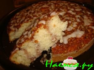 Нежный ореховый пирог