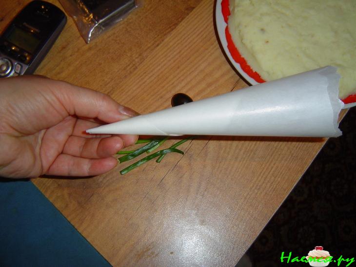 Картофельное пюре "Паучки"