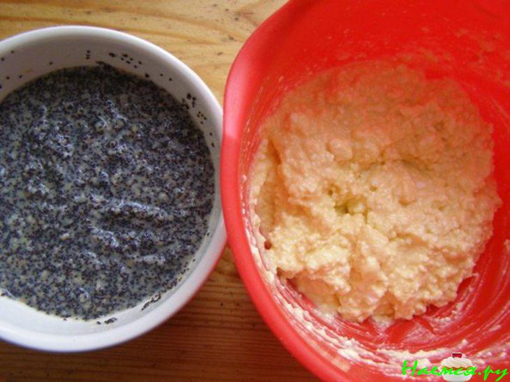 Маково-творожный пирог