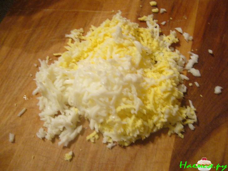 Салатик лёгкий крабовый