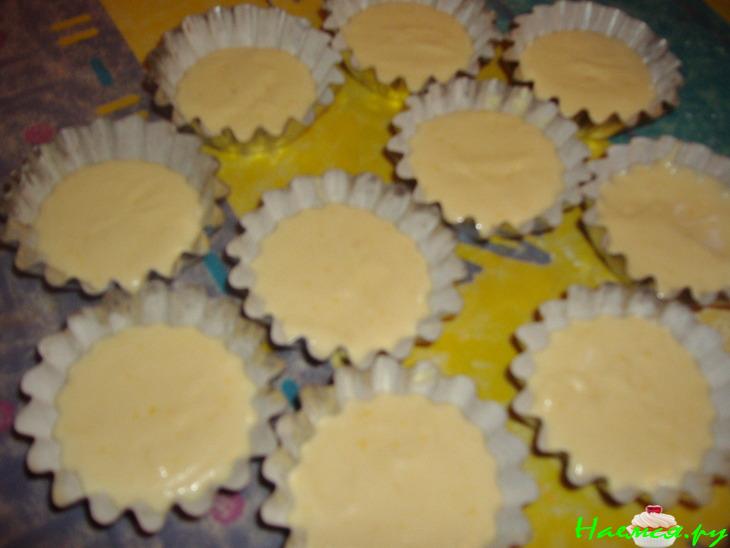 Вишнёвые кексы-пирожные