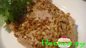 Свинина запеченная с розмарином и горчицей