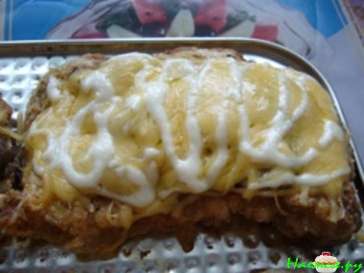 Битки с грибами и сыром