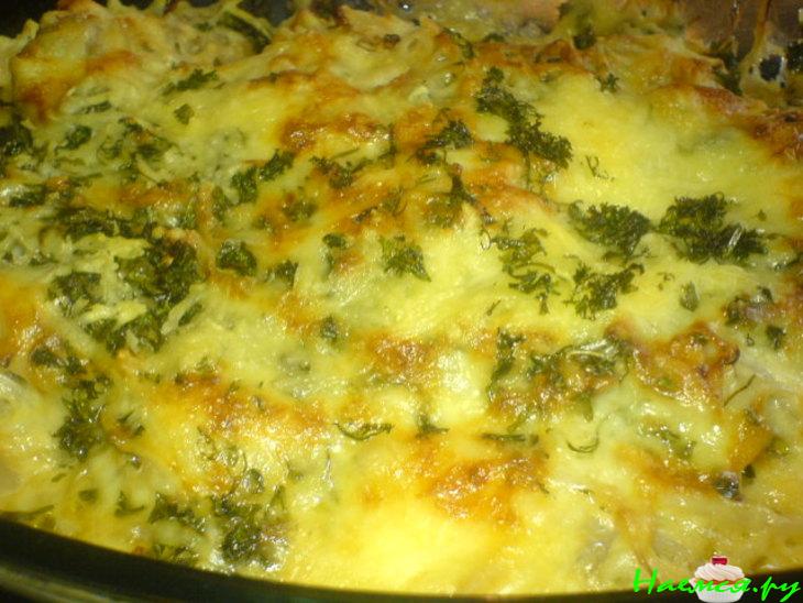 Мясо, соя и сырная корочка