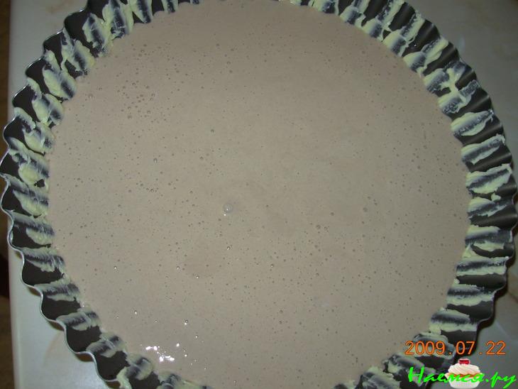 Торт-мороженое со свежей вишней