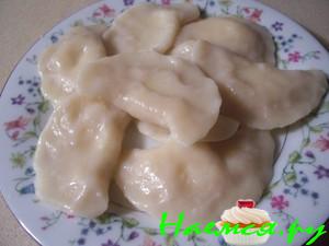 Тесто для вареников и вареники