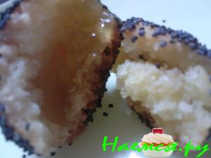 Творожное печенье с мармеладом