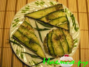 Зеленый бутерброд