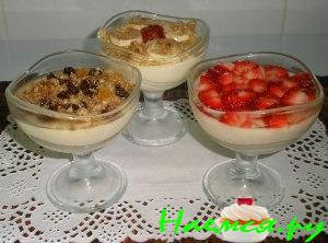 Воздушный пудинг из манки Воздушный пудинг из манки