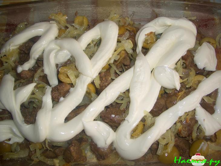 Куриная печень в сырной корочке