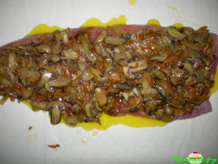 Рыбка в слоёном тесте