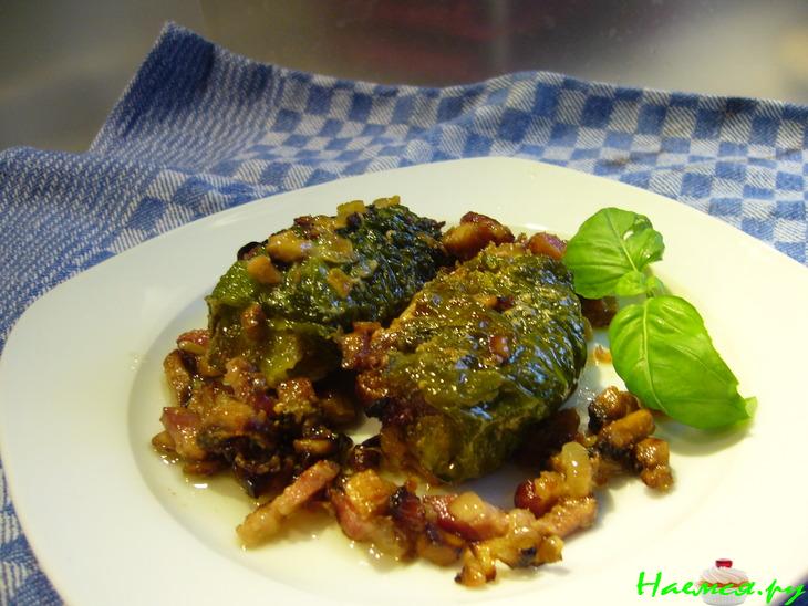 Голубцы из савойской капусты с рыбой Голубцы из савойской капусты с рыбой