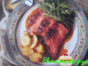 Говядина гриль в маринаде