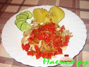 Треска в стиле "Юкатан"