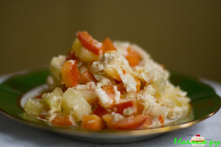 Салат "Поцелуй"