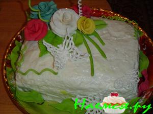 Торт "Цветы"