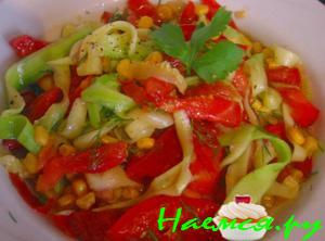 Салат овощной "Радужный"