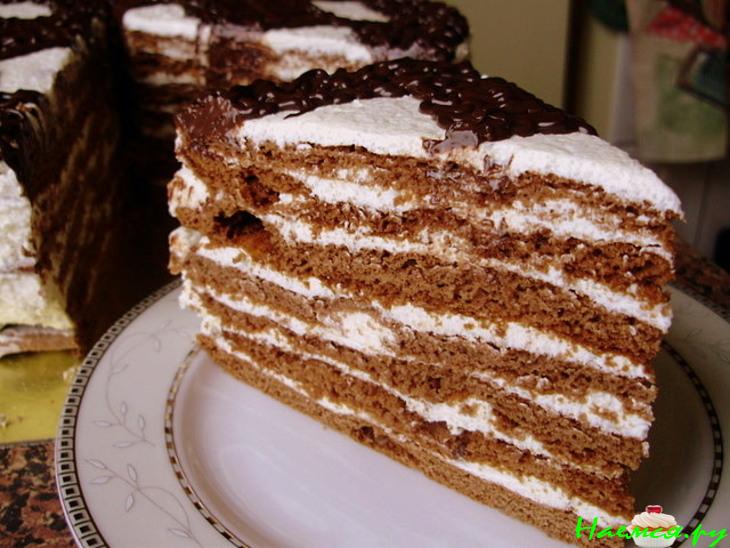 Шоколадный медовик