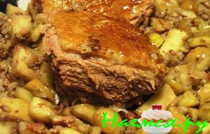 Утка с каштанами