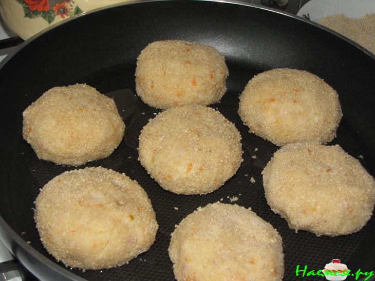 Рыбные котлетки из филе трески