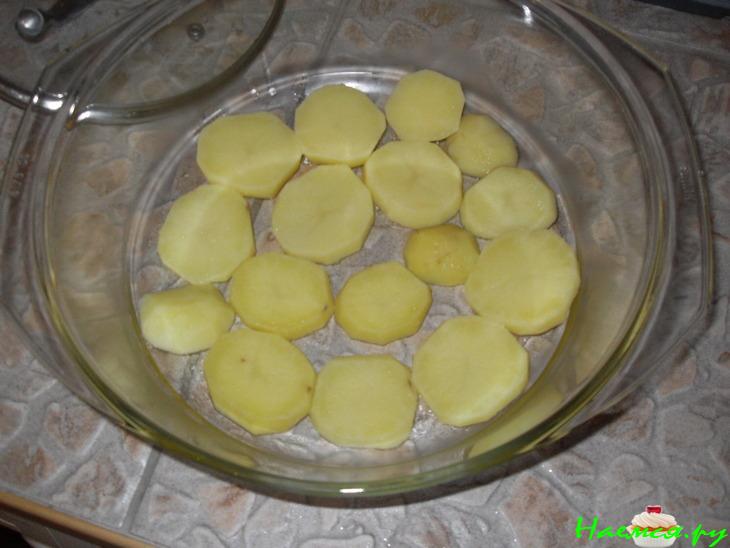 Рыба в сливочном соусе с картофелем