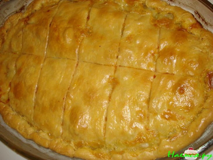 Манитаропита /грибной пирог/