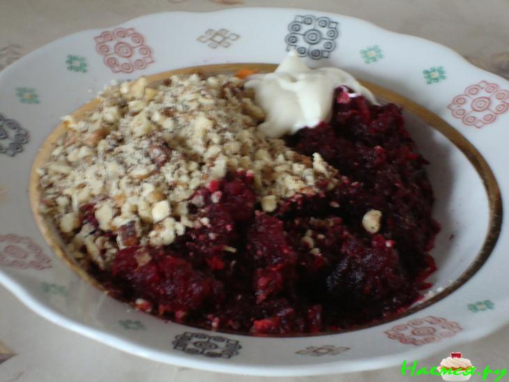 Салат "Любимый" со свеклой