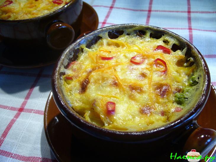 Пикантная скумбрия под соусом с шампанским