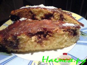 Пирог «Сливовый ободок»