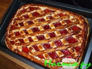 Пирог "Решетка" с вареньем, наипростейший