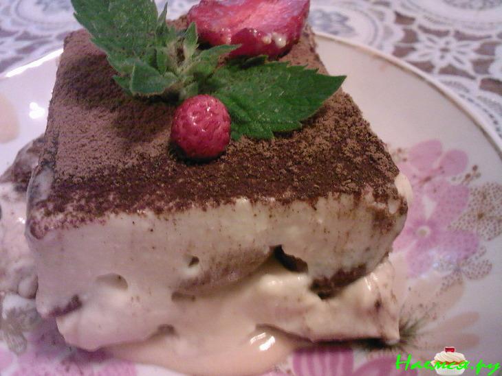 "Тирамису" с кофейной пропиткой "Тирамису" с кофейной пропиткой