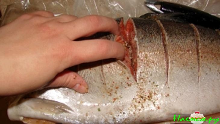 Форель, запечённая в фольге