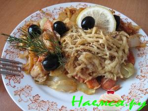 Сборная солянка на сковороде