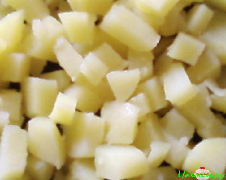 Салат с рыбой и маринованным перцем Салат с рыбой и маринованным перцем