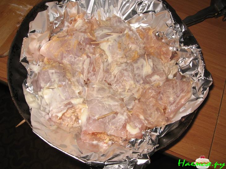 Запечённые куриные рулеты