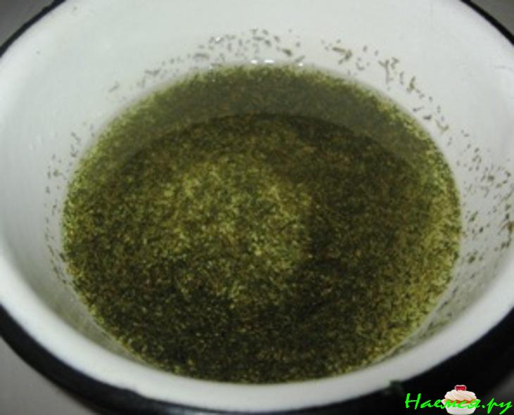 Салат из зеленой редьки