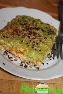 Трёхцветная куриная запеканка