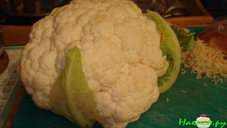 Свиной стейк с цветной капустой