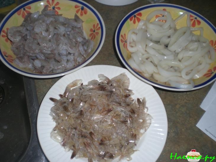 Паелья из морепродуктов